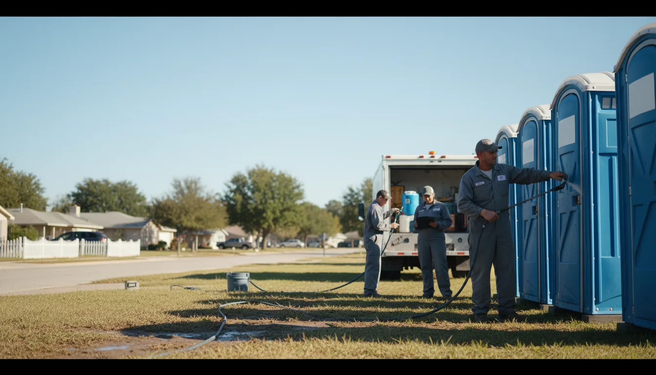 Long-Term Portable Toilet Rental in Gonzales, LA near me